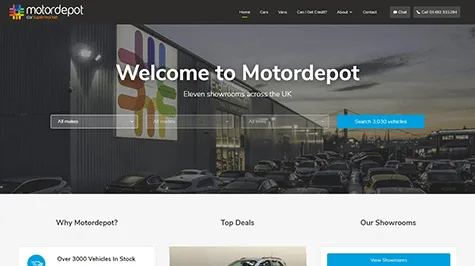 Automotive Web Design Portfolio 3